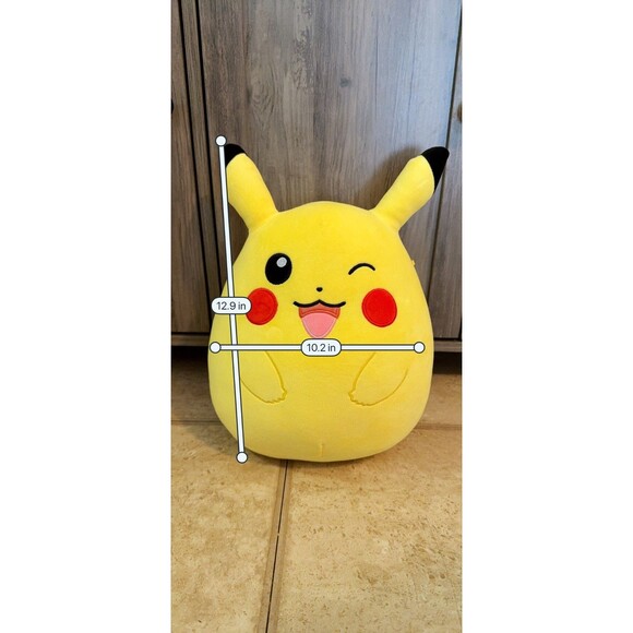 Squishmallows 10” Pokemon Winking Pikachu Edition - Picture 5 of 5